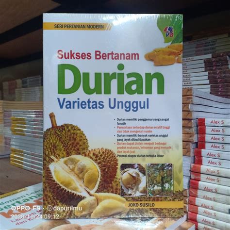 Jual Buku Original Seri Pertanian Modern Sukses Bertanam Durian