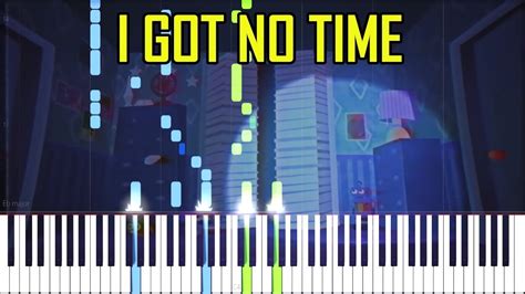 I Got No Time Fnaf 4 Song The Living Tombstone Synthesia Piano