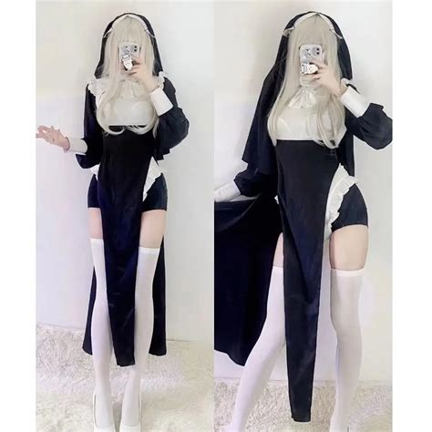 Sexy Nun Dress Uniform Hot Nun Attire Nun Cosplay Costume Buy Nun