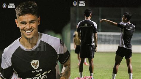 Nyengir Di Sesi Latihan Timnas Indonesia Mees Hilgers Sudah Panen