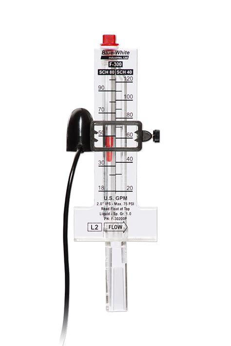 Blue White F Acrylic Flowmeter Phoenix Engineering Water Systems