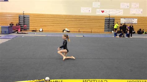 Ellen S Level 3 Gymnastics Floor Routine At The Wilkey S 2015 Meet Youtube