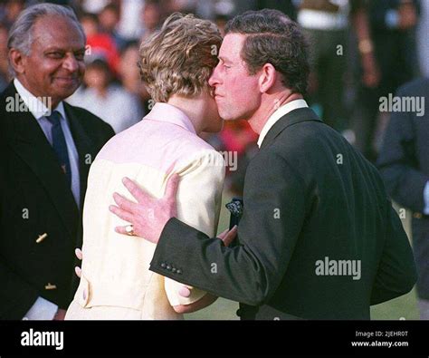 Princess Diana And Prince Charles Kiss