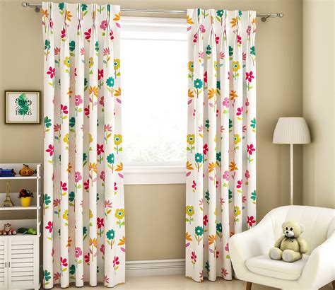 Buy American Wonderland Door Curtains- Set Of 2 (Multi Colour, 7 Feet ...