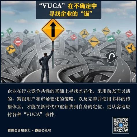 “vuca”时代，在不确定中寻找企业的“锚”管理会计知识汇 商业新知