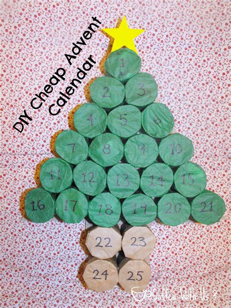 Diy Cheap Advent Calendar Diy Advent Calendar Homemade Advent