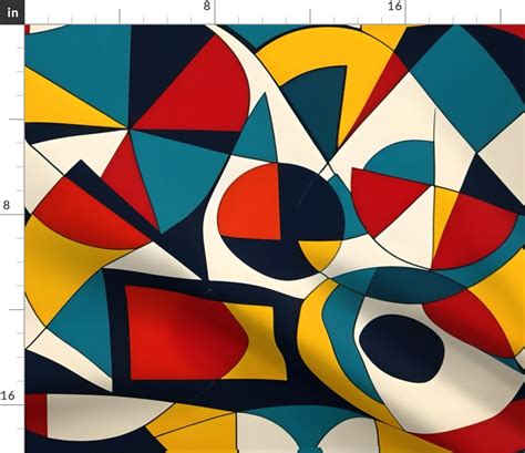 Surreal Abstract Art Fabric Spoonflower