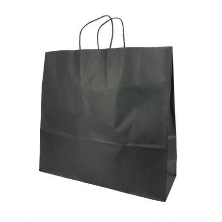 Grand Sac Papier Kraft Noir Grand Sac Papier Kraft Cadeaux Noir