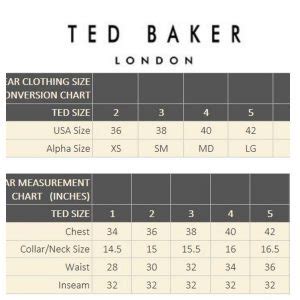 Ted Baker Sizing Chart: A Comprehensive Guide to Finding Your Perfect ...