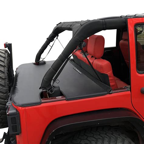 Jeep Wrangler Tonneau Cover Jk Unlimited 4 Door Rear Trunk Cover Cargo