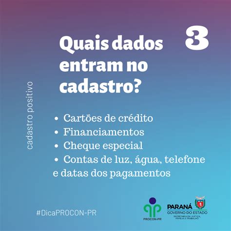 Cadastro Positivo entenda como funciona COORDENAÇÃO ESTADUAL DE