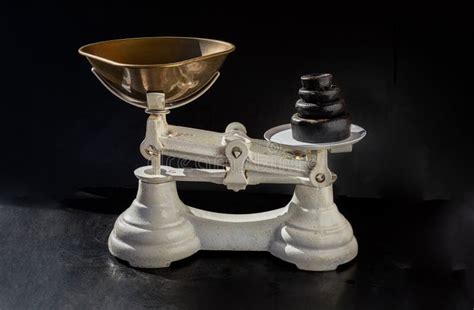 Antique Weighing Scales Isolated Stock Photos Free Royalty Free