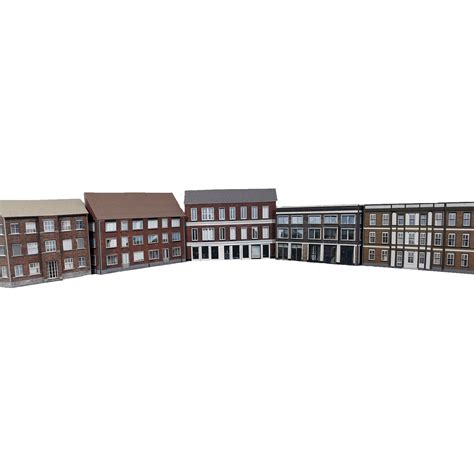 N Gauge Buildings for Town Scenes - Scale Model Buildings