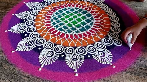 Diwali Special Sanskar Bharti Rangoli Using Plastic Bag दवळ सपशल