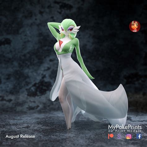 Gardevoir Pokemon Unite Collectibles Pokeball Pokedex 04mm Layer Height