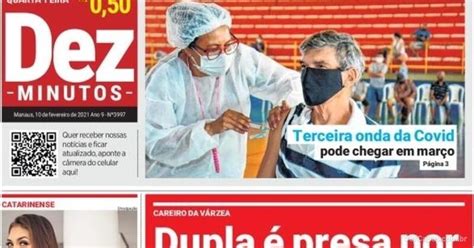 Capa Dez Minutos Quarta De Fevereiro De