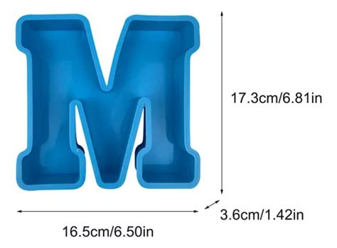 Molde Grande De Resina Epoxi Con Forma De Abecedario En Form En Venta