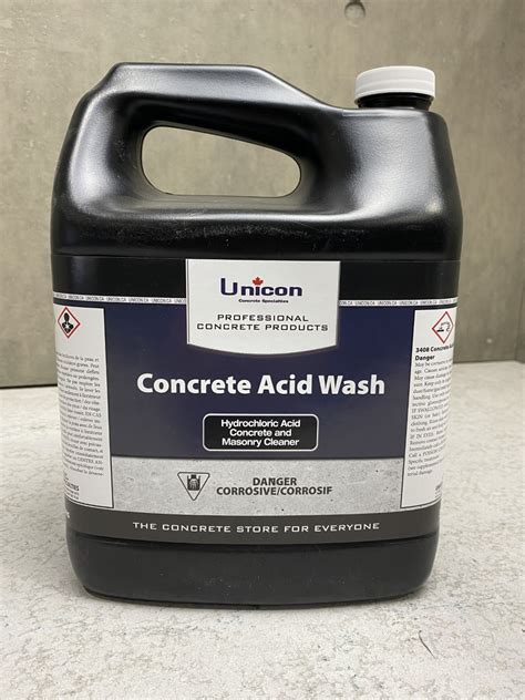 Concrete Acid Wash Unicon Concrete Specialties Ltd