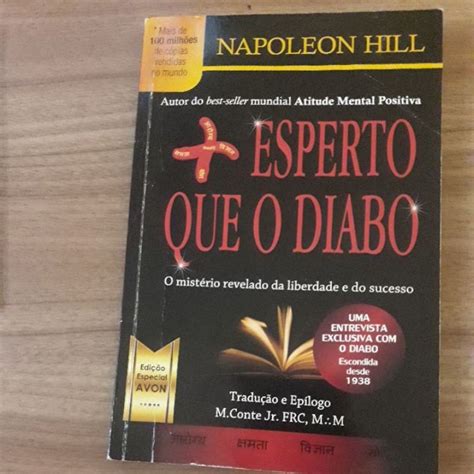 Livro Mais Esperto Que O Diabo Napoleon Hill Shopee Brasil