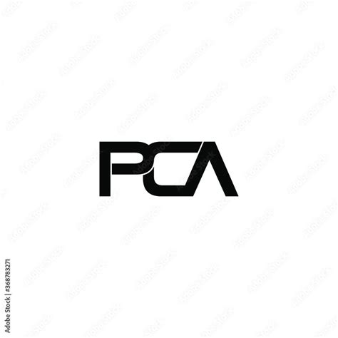 pca letter original monogram logo design Stock Vector | Adobe Stock