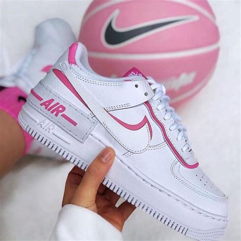 Tênis Nike Air Force 1 Shadow Branco E Rosa Lançamento N37 Tênis Feminino Nike Nunca Usado