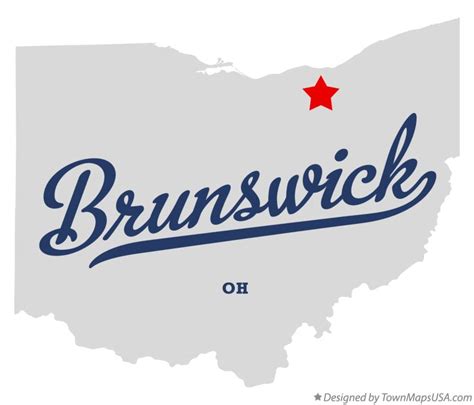 Map of Brunswick, OH, Ohio