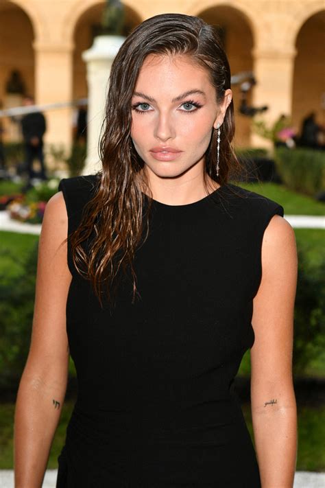 Photo Thylane Blondeau Front Row du défilé Monot Collection Femme