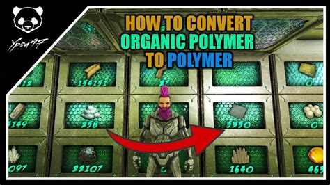 How To Turn Organic Polymer Into Hard Polymer Ark Survival Evolved