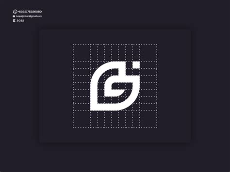 Monogram Gj Logo Design By Enwirto On Dribbble