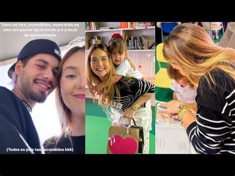 Virgínia na apresentação da M Alice e ganhou presente da filha e vai