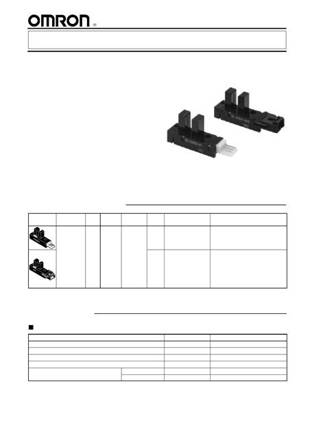 Datenblatt für EE SX4009 P1 10 von Omron Electronics Inc EMC Div DigiKey