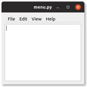 Pyqt Menubar Python Tutorial