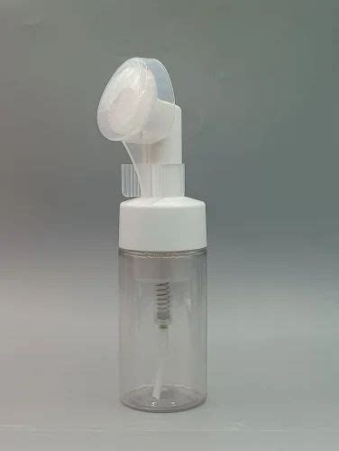 Pet Ml Transperent Foam Bottle With White Foaming Pump At Rs