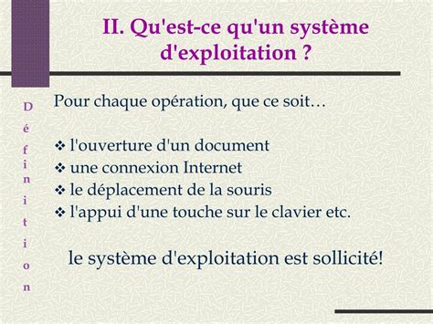 Ppt Les Syst Mes Dexploitation Powerpoint Presentation Free