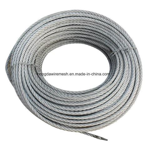 Ungalvanized Steel Cable 7x7 7x19 Steel Wire Rope Galvanized Steel Wire Ropes 7 7 For Auto