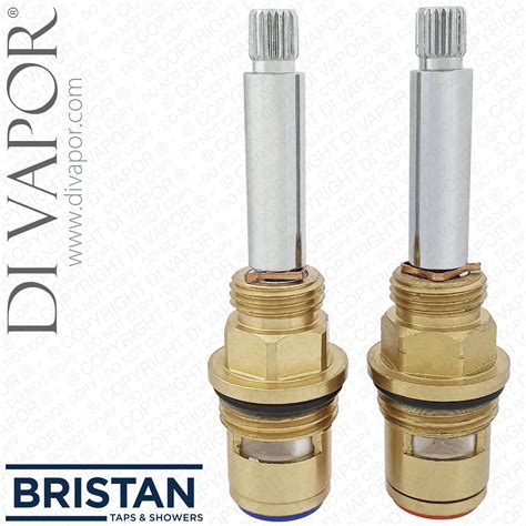 Bristan 99064xc02s Cartridge Spare Cold And Hot Pair Chrome Stem