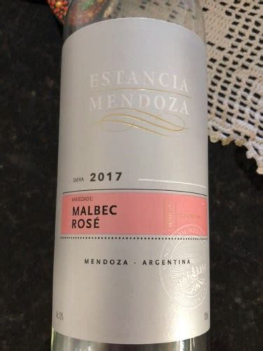 Estancia Mendoza Malbec Ros Vivino United States