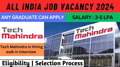 Tech Mahindra Is Hiring Walk In Interview For Customer Support Voice