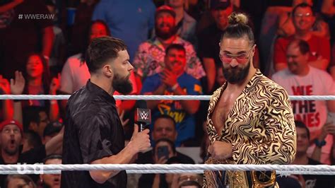 Finn Balor And Seth Rollins Face Off Wwe Raw June Youtube