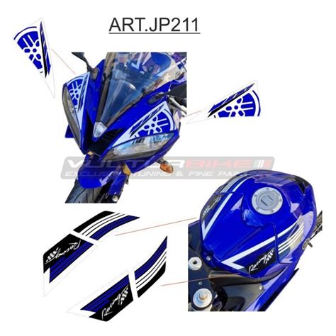 Kit autocollant pour bulle et réservoir Yamaha R6 2006 2008