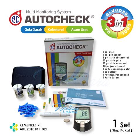 Autocheck Gcu In Alat Cek Gula Darah Asam Urat Dan Kolestrol