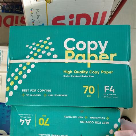 Hvs F4 Copy Paper 70gsm 50 Lembar Dus Siplah