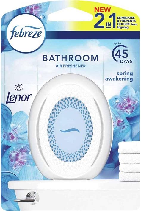 Febreze Bathroom Continuous Air Freshener Odour Elimination And Prevention Lenor Spring