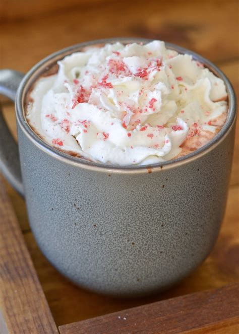 Slow Cooker Peppermint Mocha Hot Cocoa Low Carb Options Maebells