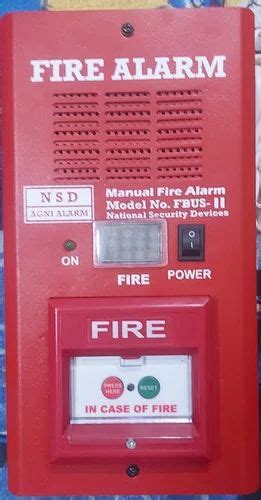 Mild Steel Combine Mcp Fire Alarm Hooter At 3000 In New Delhi ID