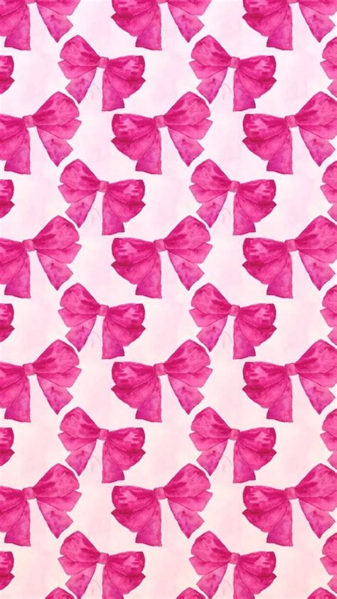 Pink Bow Wallpaper