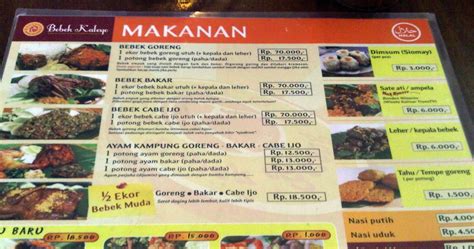 Menu Bebek Kaleyo Lengkap dan Harganya 2023 - Blibli Friends