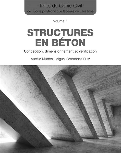 Structures en béton Conception dimensionnement et vérification