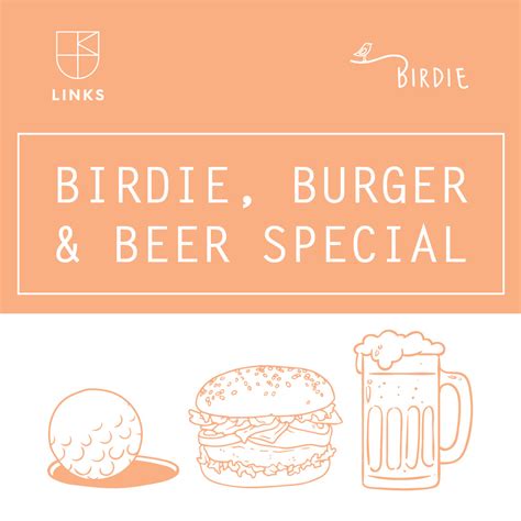 Birdie Burger And Beer Special Links Kennedy Bay