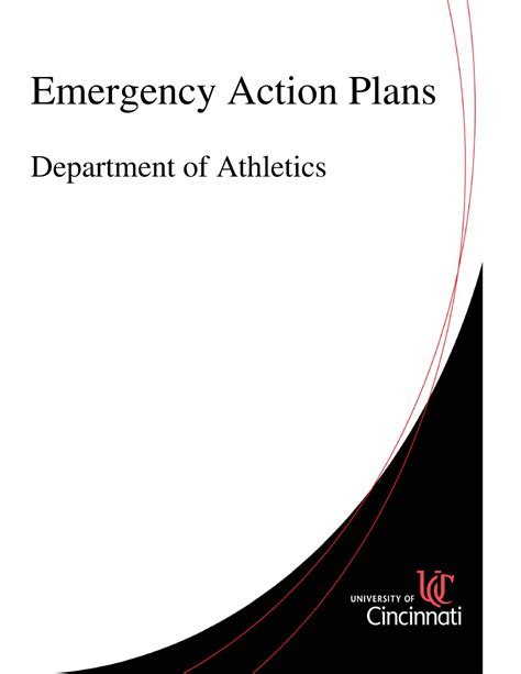 Emergencyactionplan 05 Emergency Action Plans Department Of Athletics